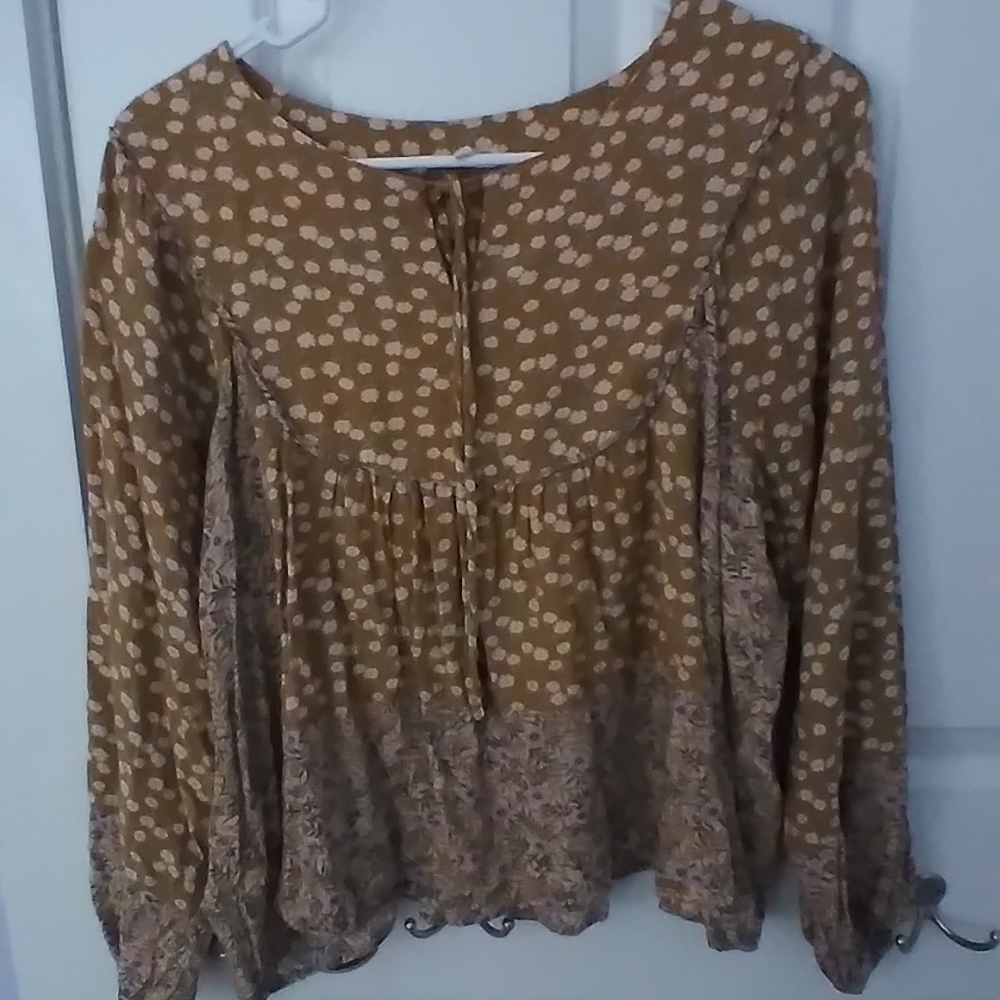 Flowy long sleeve top